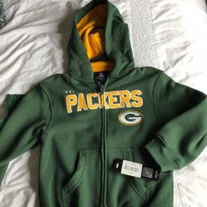 Packers zip up hoodie